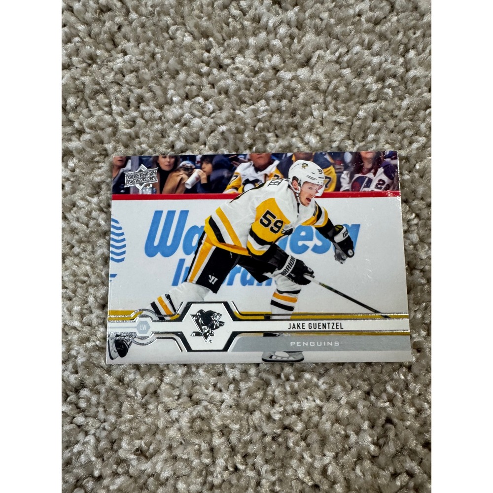 2019-20 Upper Deck Series 2 Jake Guentzel Pittsburgh Penguins Card #351